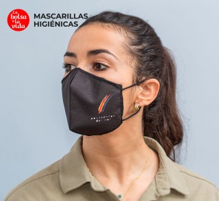 Mascarillas higiénicas reutilizables homologadas une 0065:2020 para adultos y niños personalizables impresión completa